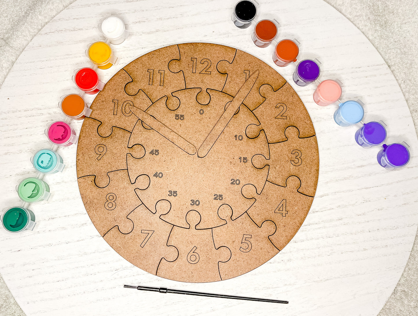 Learn to Tell Time Puzzle