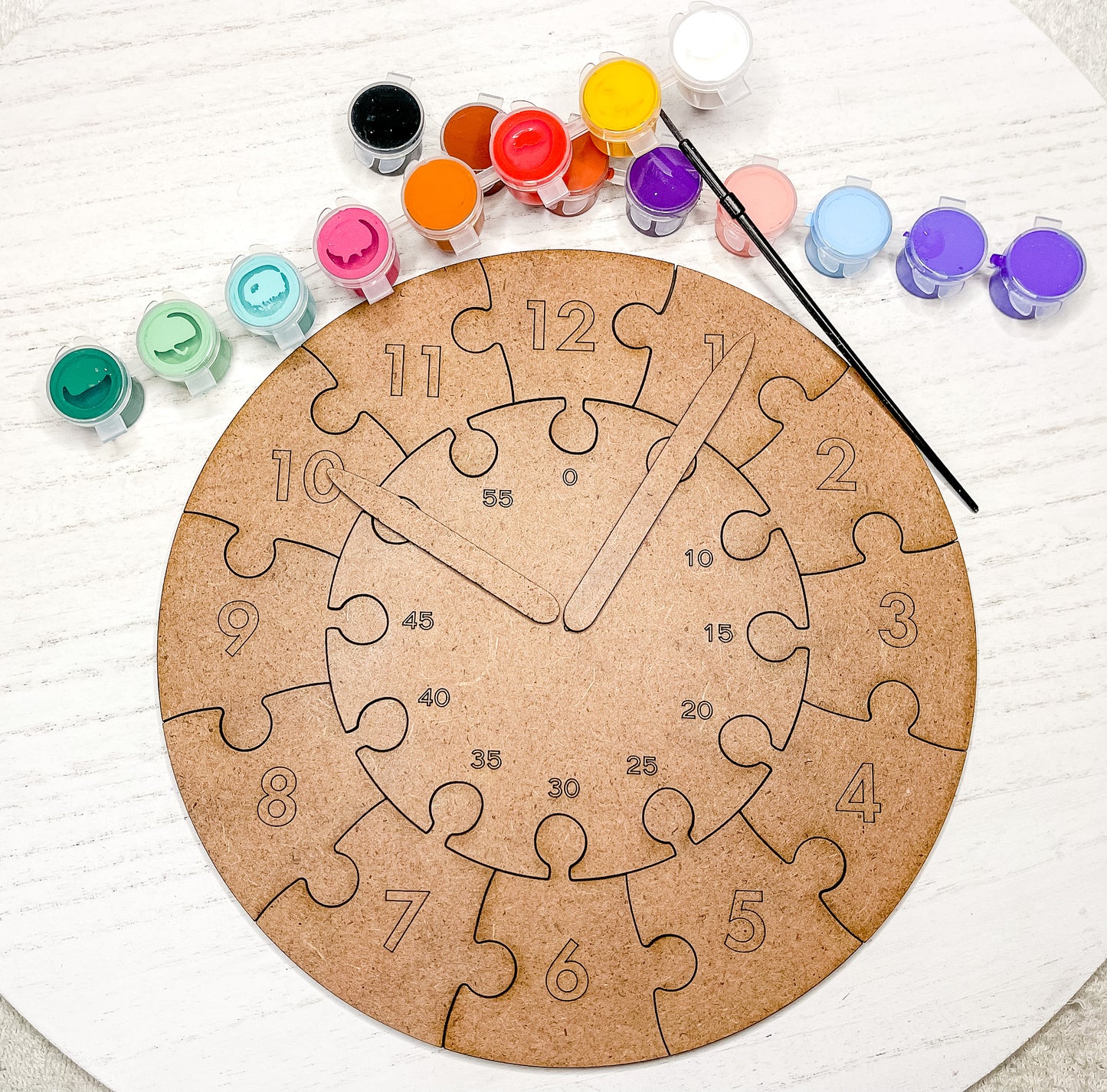 Learn to Tell Time Puzzle
