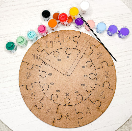Learn to Tell Time Puzzle