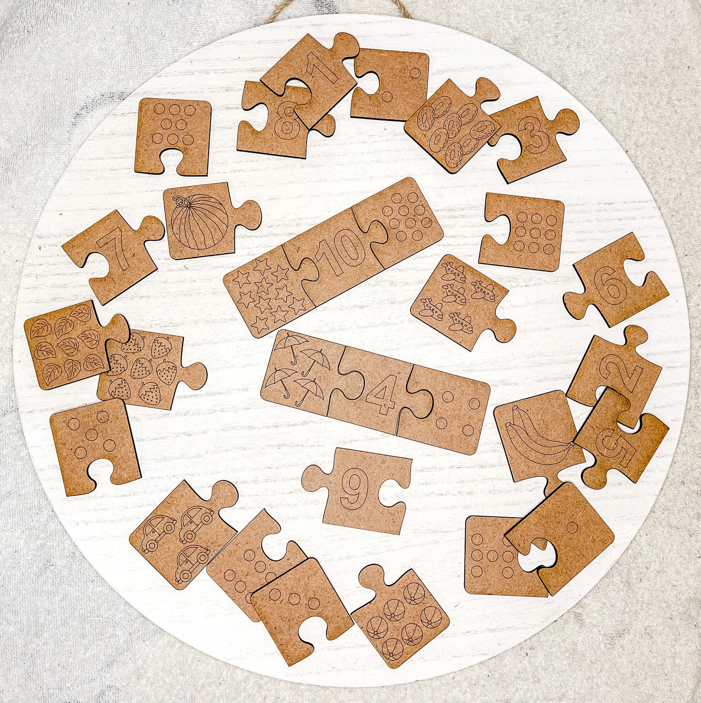 Learning Numbers Puzzle