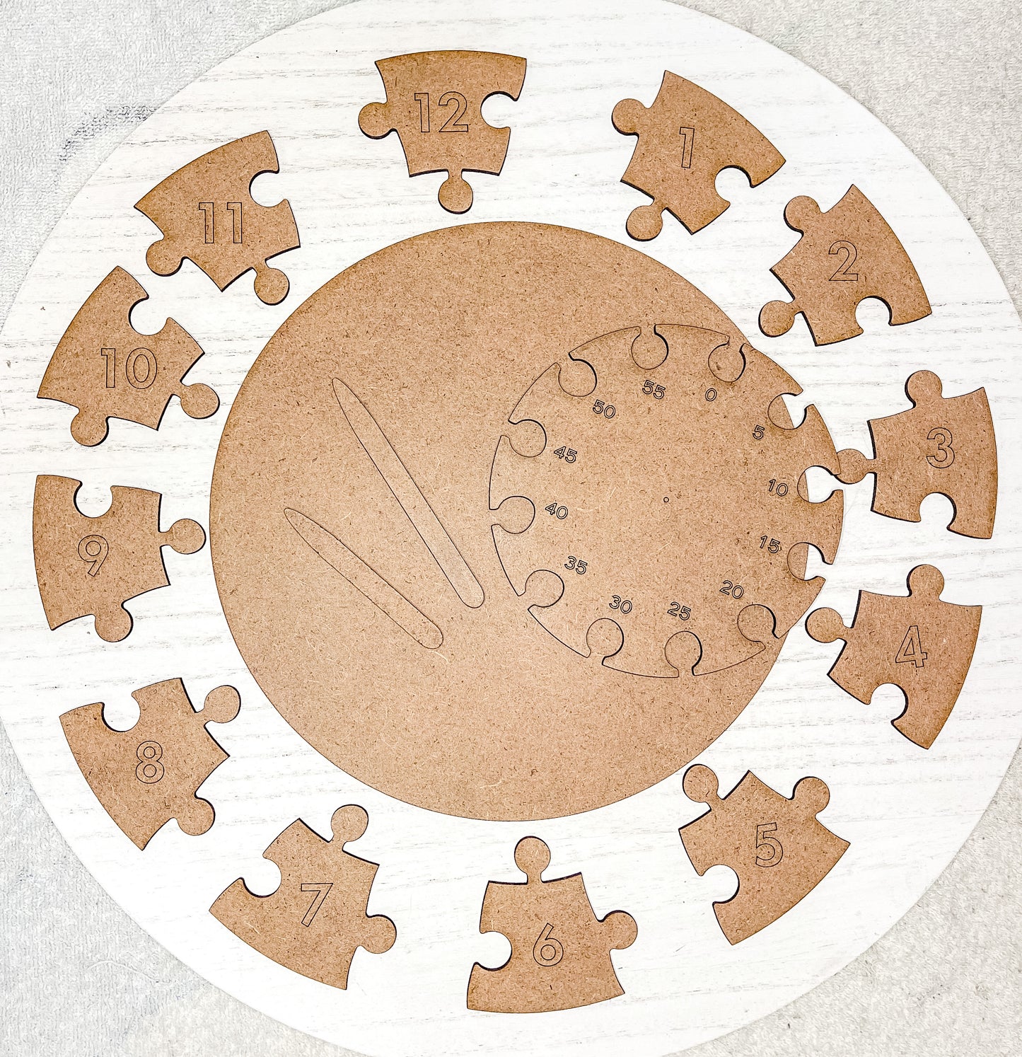 Learn to Tell Time Puzzle