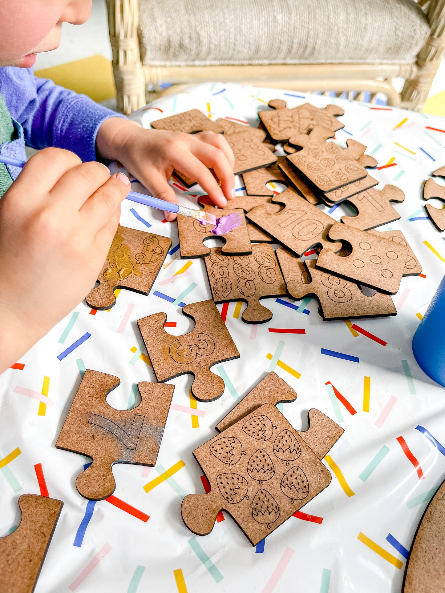 Learning Numbers Puzzle