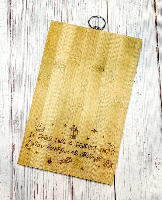 Breakfast at Midnight Cutting Board