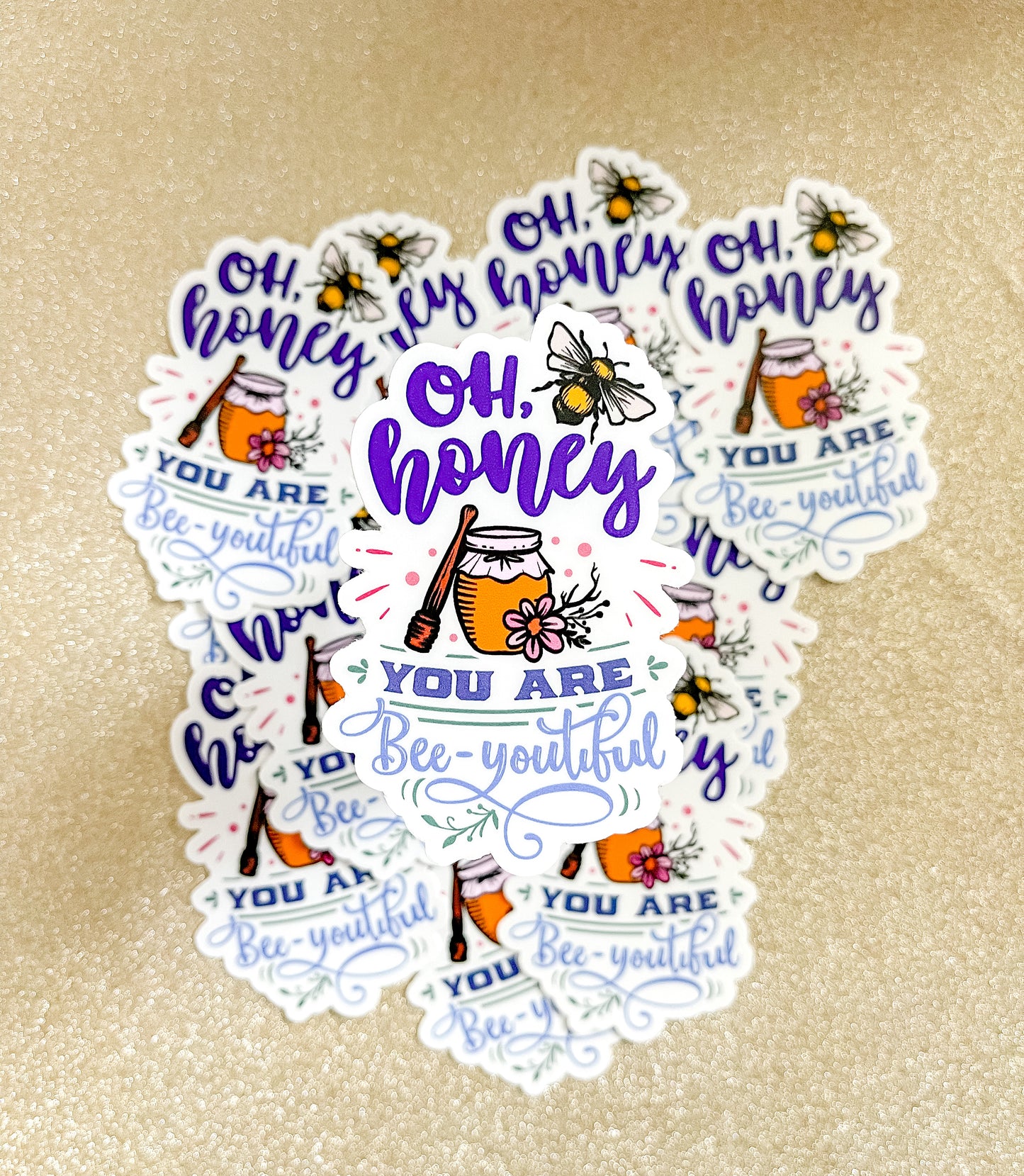 Bee-youtiful - Sticker or Magnet