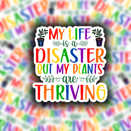 Life is a Disaster - Sticker or Magnet