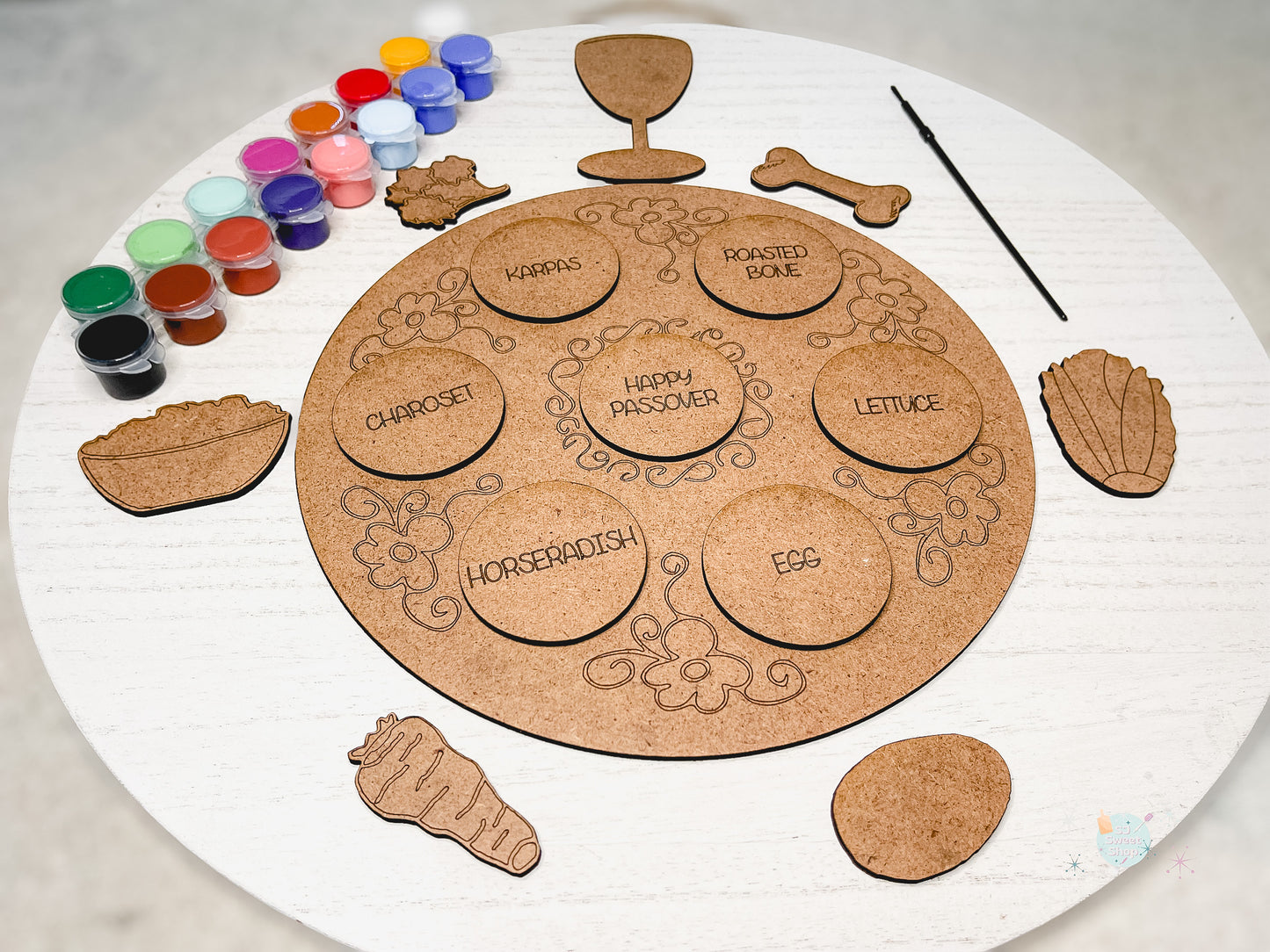 DIY Seder Plate