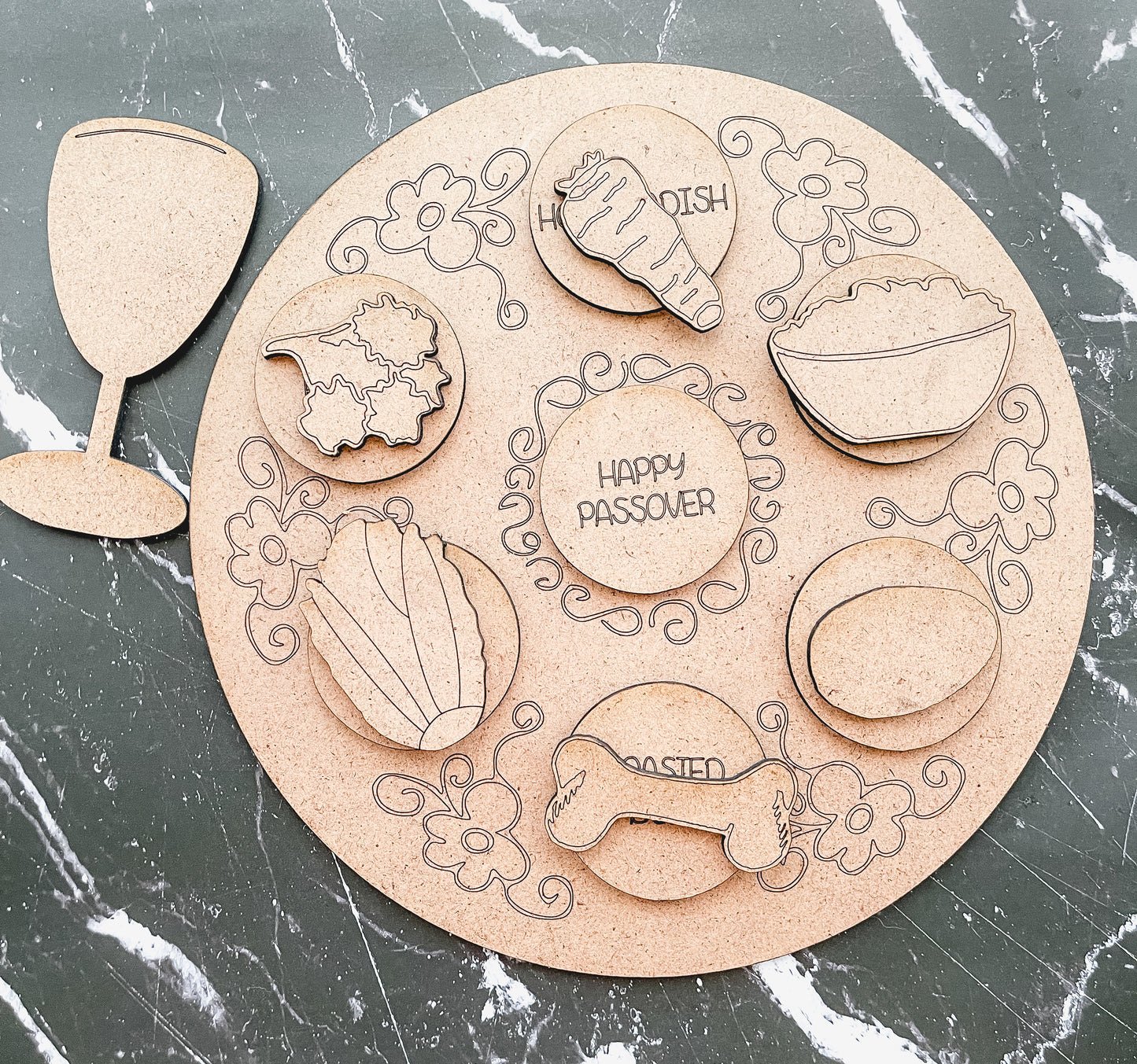 DIY Seder Plate