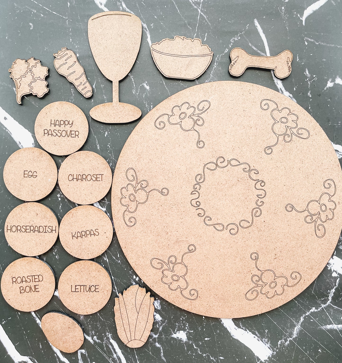 DIY Seder Plate