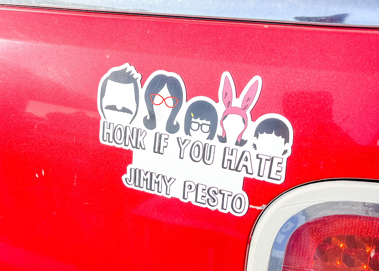 Jimmy Pesto Car Magnet