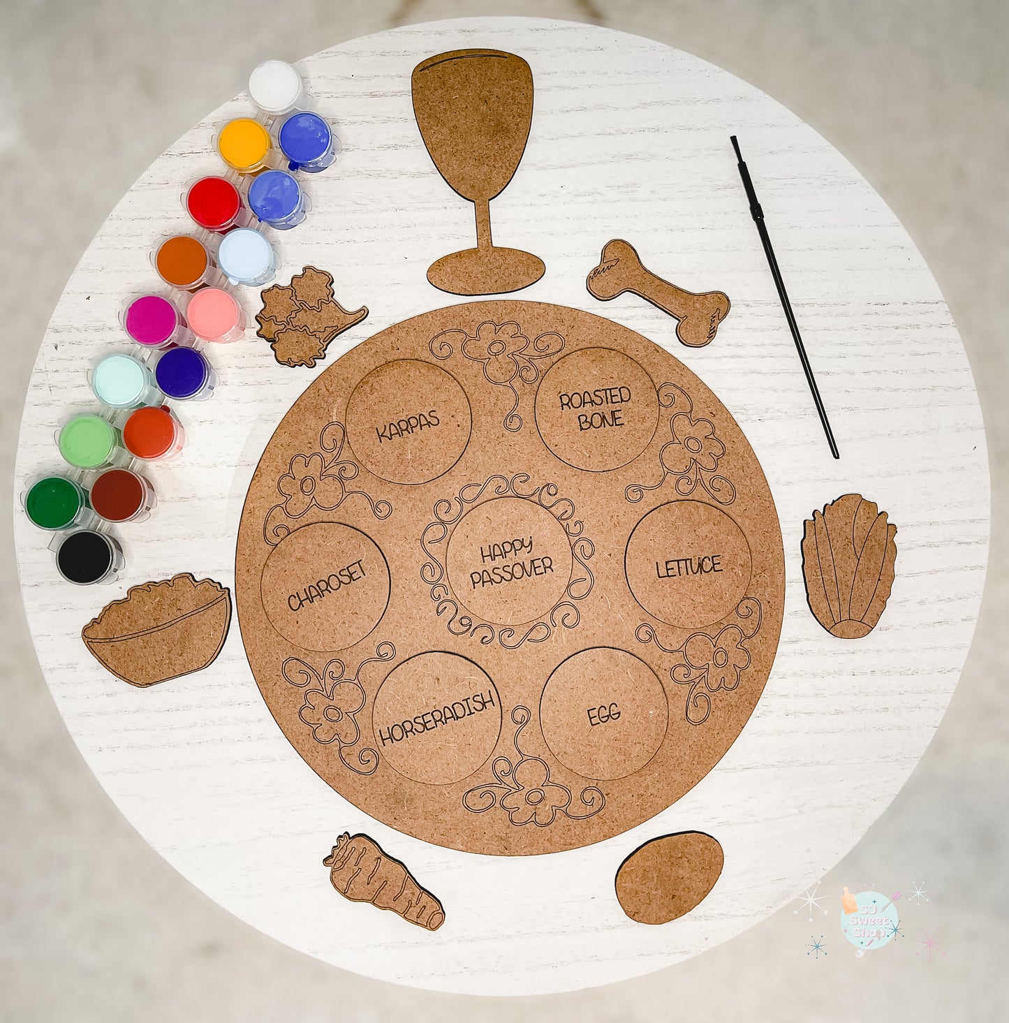 DIY Seder Plate