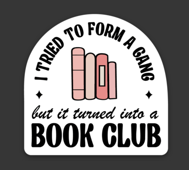 Book Club Gang Sticker