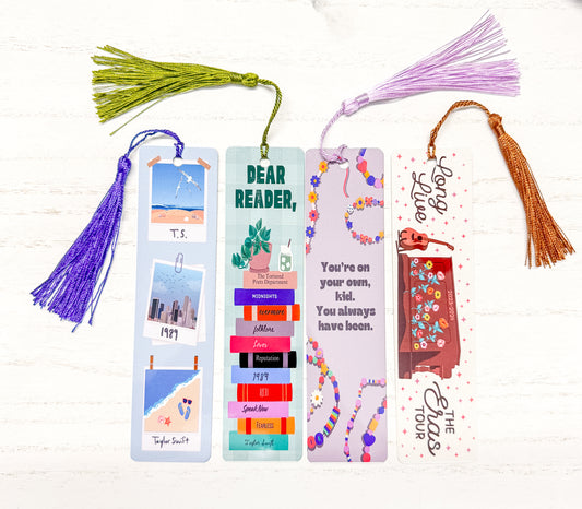 Taylor Themed Bookmarks