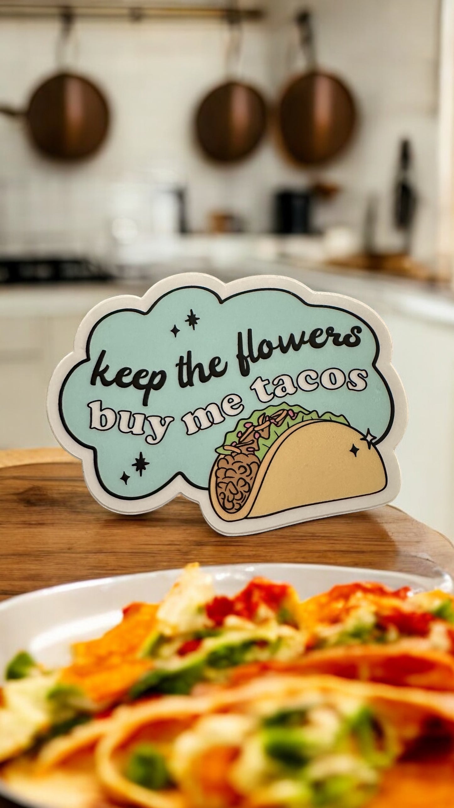 Buy Me Tacos Sticker