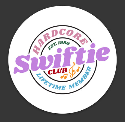 Hardcore Swiftie Sticker