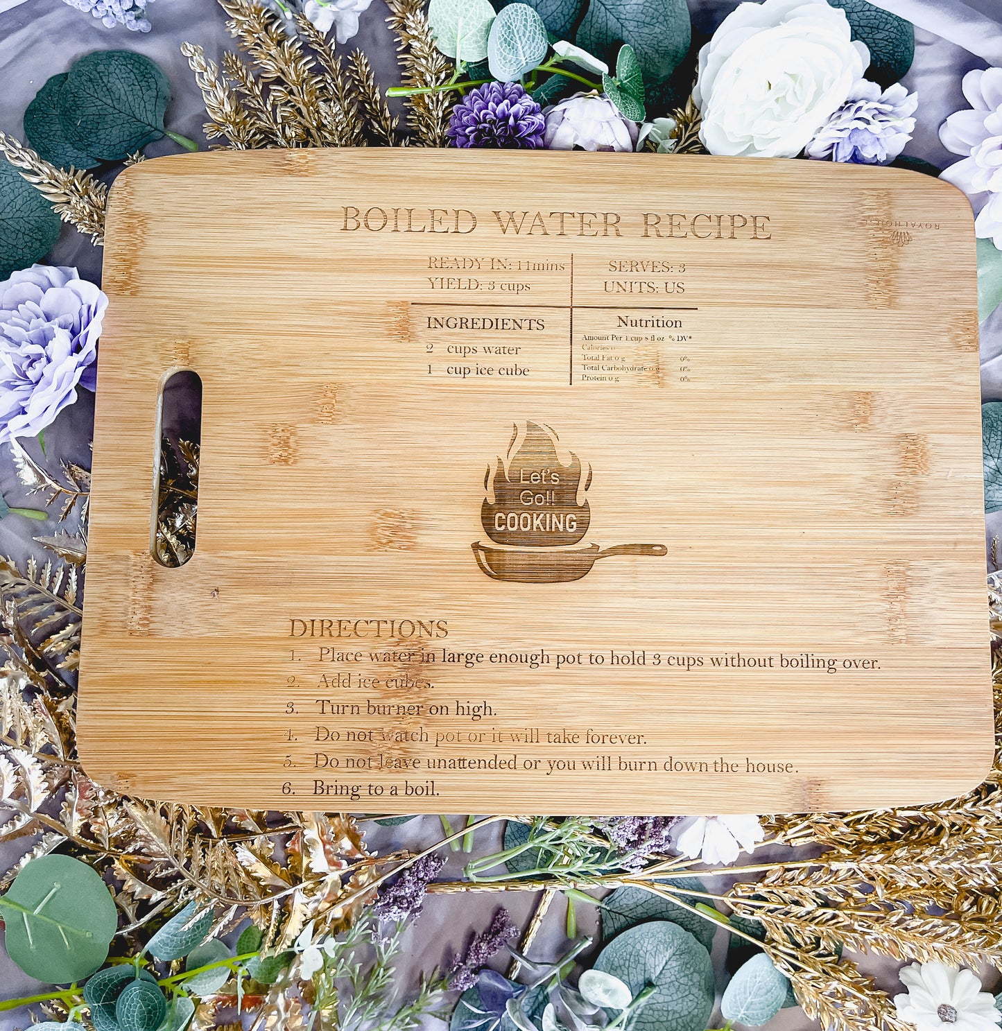 How to Boil Water Cutting Board