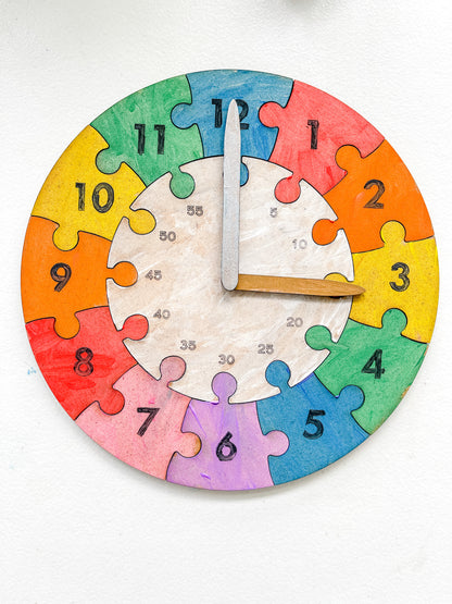 Learn to Tell Time Puzzle