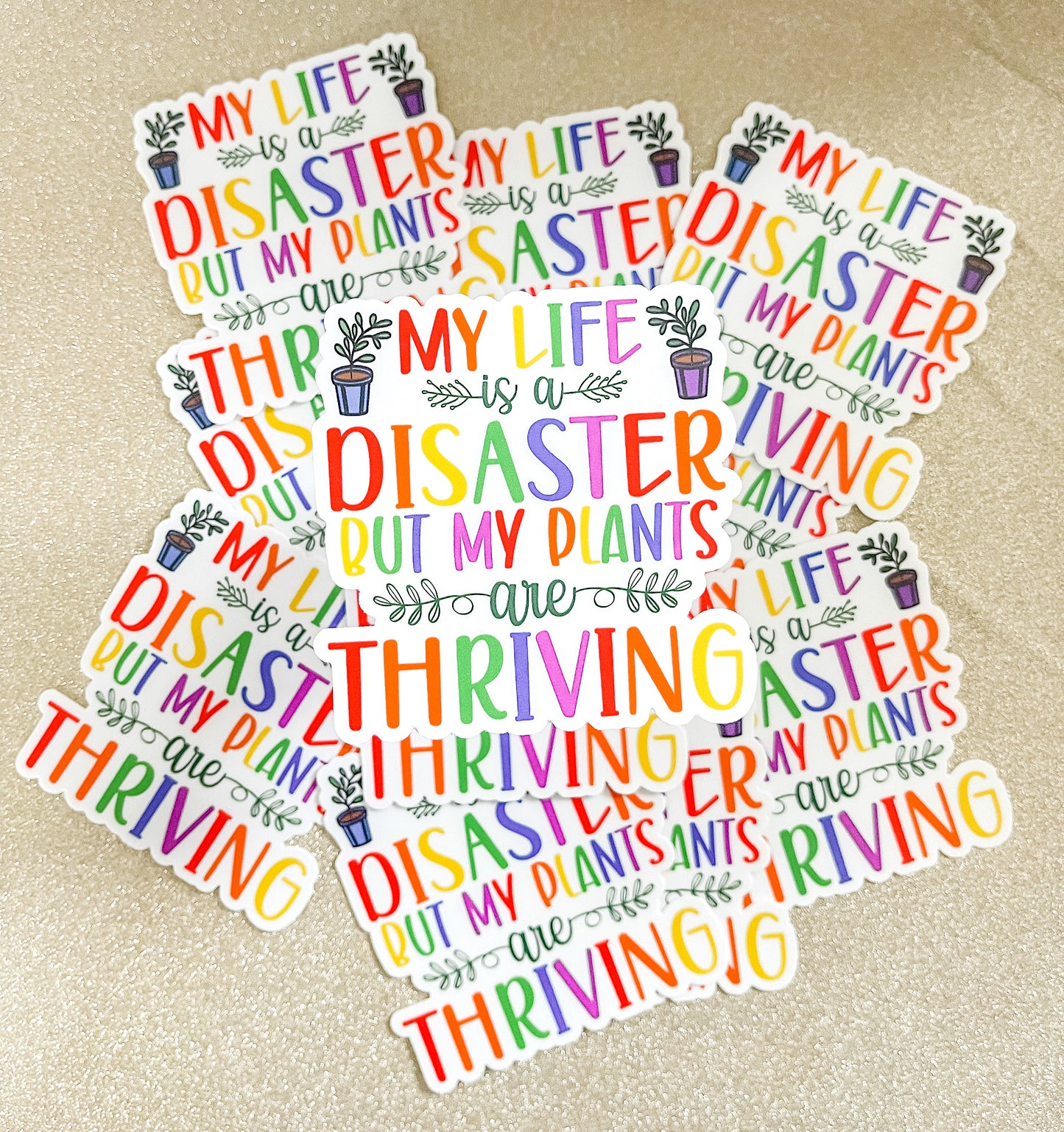 Life is a Disaster - Sticker or Magnet