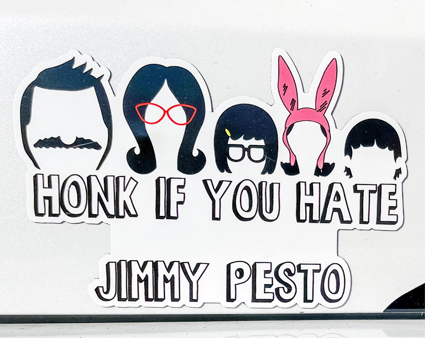 Jimmy Pesto Car Magnet